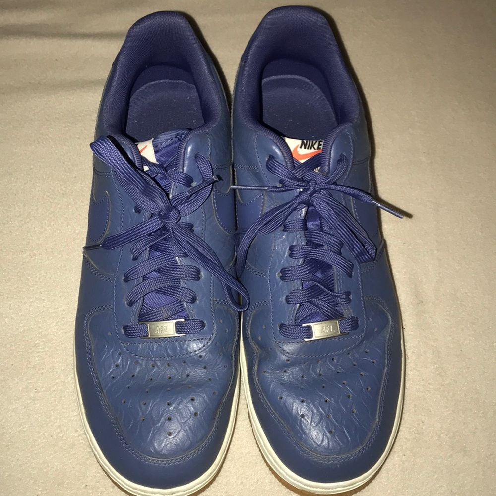 Blue Air Force ones